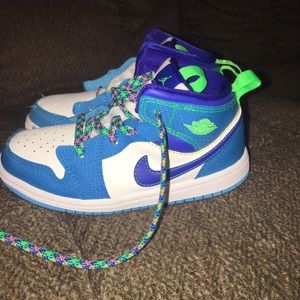 NIKE Air Jordan 1 Mid SE TD 'Sprite' Sz 10c (DA8013-400)